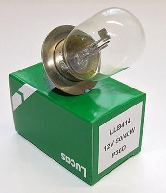 ŻARÓWKA P36d 12V 50/40W Lucas