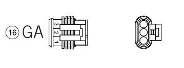 WTYCZKA TYP GA 3-piny KTM