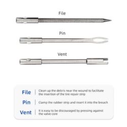 ZESTAW DO ŁATANIA OPON B/DĘTK W RĘKOJEŚCI