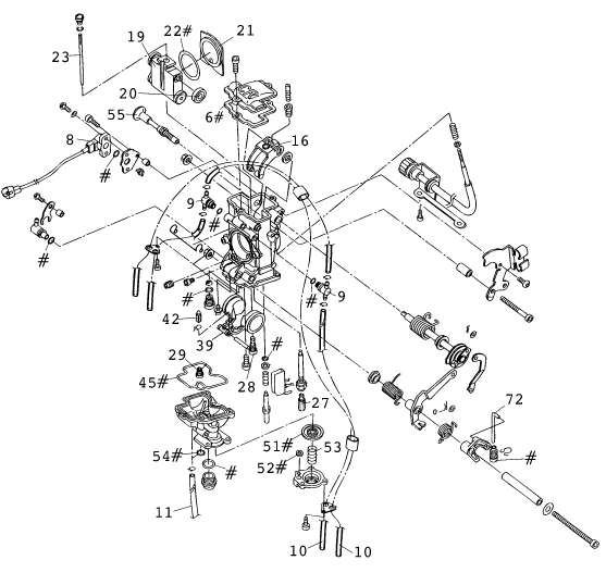ZESTAW USZCZELEK KTM GAŻNIK KEIHIN FCR 39