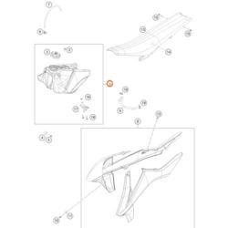 ZBIORNIK PALIWA KTM 8 litrów SX