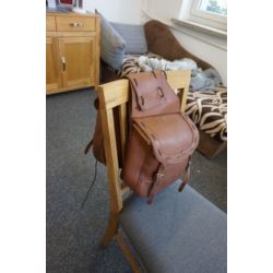 SAKWY MOTOCYKLOWE SKÓRZANE MAŁE THROW-OVER BAGS