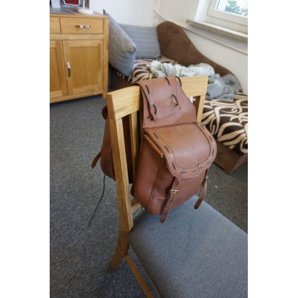 SAKWY MOTOCYKLOWE SKÓRZANE MAŁE THROW-OVER BAGS