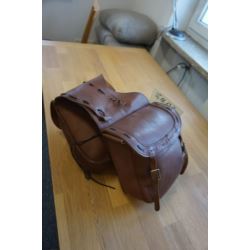 SAKWY MOTOCYKLOWE SKÓRZANE MAŁE THROW-OVER BAGS