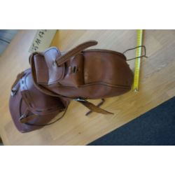 SAKWY MOTOCYKLOWE SKÓRZANE MAŁE THROW-OVER BAGS