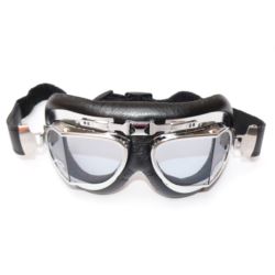 GOGLE EMGO 9750122 NOSTALGIA SKÓRA CHROM