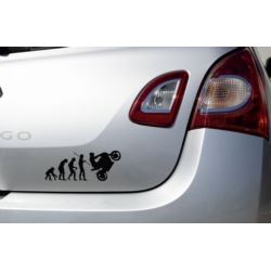 NAKLEJKA LOUIS BIKER EVOLUTION CZARNA, 20 X 8 CM