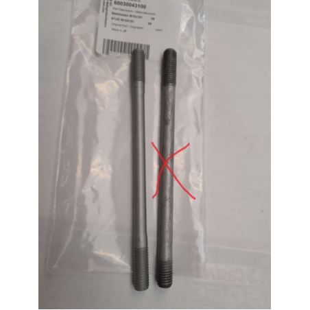 SZPILKA GŁOWICY M10x161 KTM 990 LC8