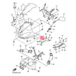 PRAWE WYPEŁNIENIE OSŁONY YAMAHA YZF-R6