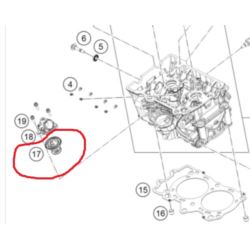 TERMOSTAT Z USZCZ.75st. KTM790 zamień 63635017000