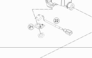 WŁĄCZNIK STOP PRZEDNI HAMULEC KTM 1050-1090